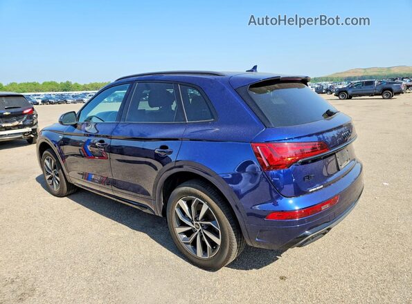 WA1GAAFY2R2122921 2024 AUDI Q5 Blue Հետևի ձախ