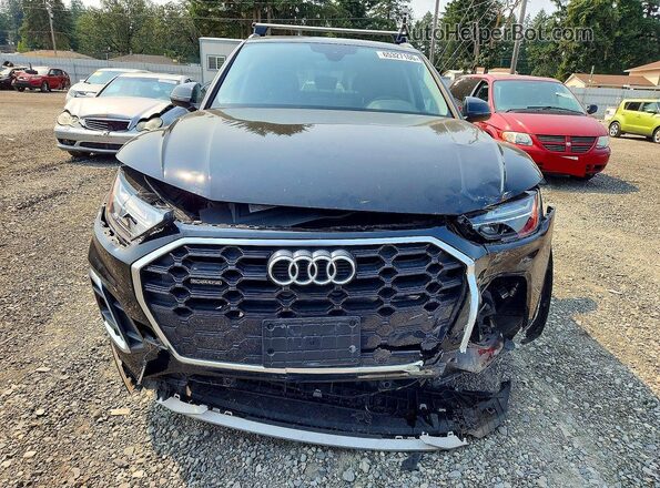 WA1GAAFY4N2102437 2022 AUDI Q5 Black Դիմացի տեսք