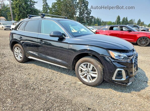 WA1GAAFY4N2102437 2022 AUDI Q5 Black Առջևի աջ