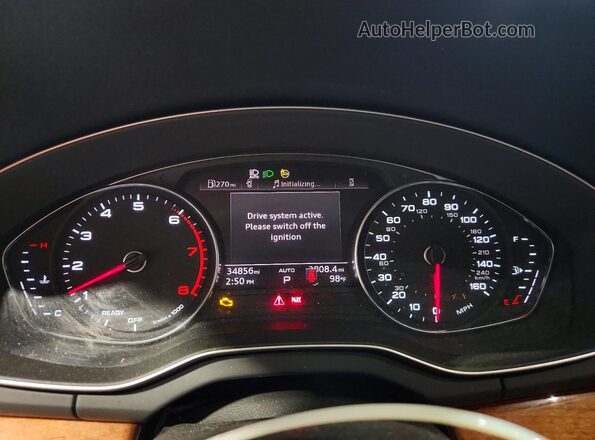 WA1GAAFY5N2033242 2022 AUDI Q5 Black Widok zestawu wskaźników