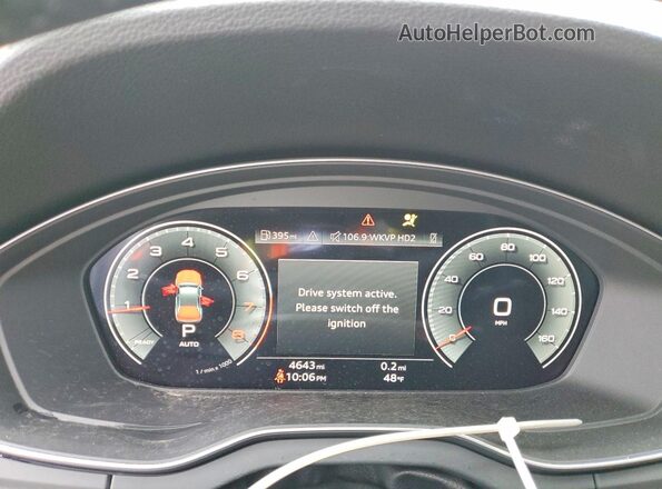 WA1GAAFY6S2018017 2025 AUDI Q5 Silver Widok zestawu wskaźników