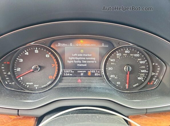 WA1GAAFY7P2044617 2023 AUDI Q5 Серый Вид щитка приборов