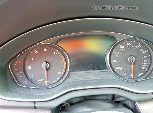 WA1GAAFYXP2112084 2023 AUDI Q5 White Widok zestawu wskaźników
