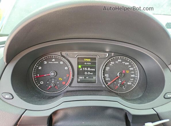 WA1GFCFS2GR024971 2016 AUDI Q3 Charcoal Սարքավորումների վահանակի տեսք