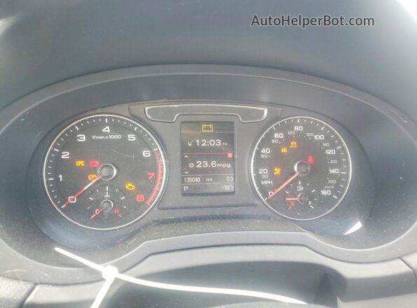 WA1GFCFS8GR002599 2016 AUDI Q3 Серебряный Вид щитка приборов