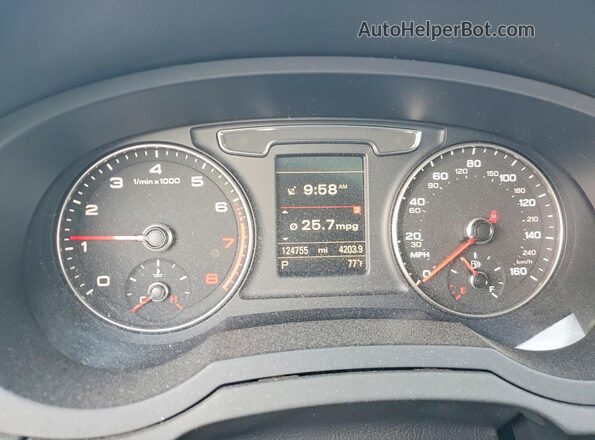 WA1GFCFS9GR014941 2016 AUDI Q3 Черный Вид щитка приборов