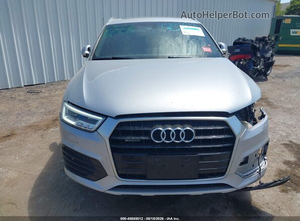 WA1JCCFS2JR022630 2018 AUDI Q3 Silver ხელსაწყოთა პანელის ხედი