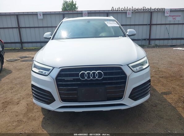 WA1JCCFS6JR020444 2018 AUDI Q3 White Вид щитка приладів