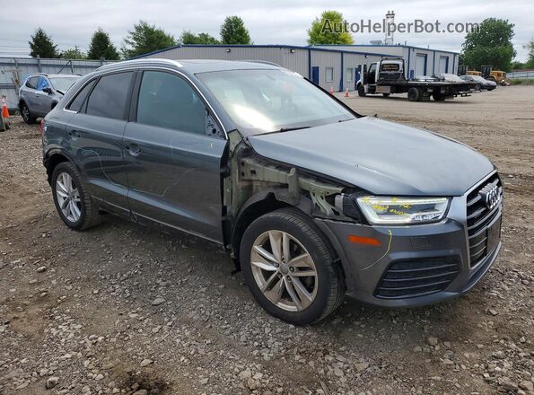 WA1JCCFS6JR021092 2018 AUDI Q3 Gray Delantero derecho