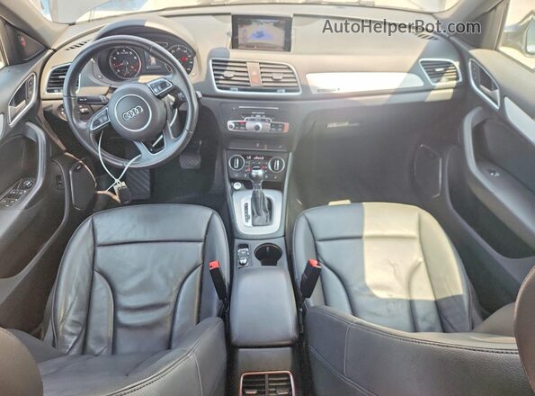 WA1JCCFS7JR019349 2018 AUDI Q3 Gray წინა პანელის ხედი
