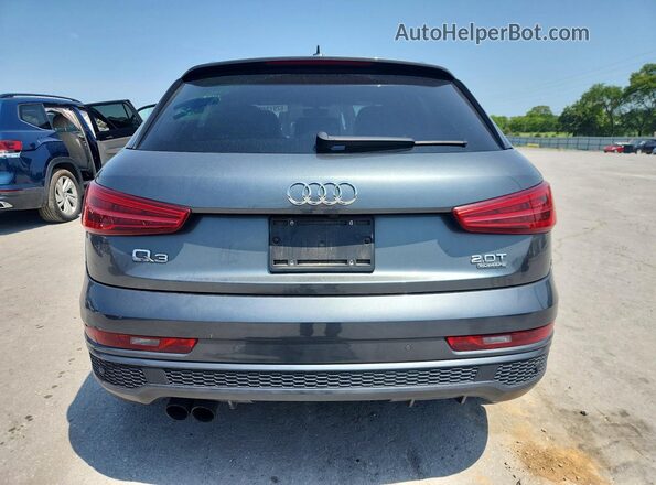 WA1JCCFS7JR019349 2018 AUDI Q3 Gray უკანა ხედი