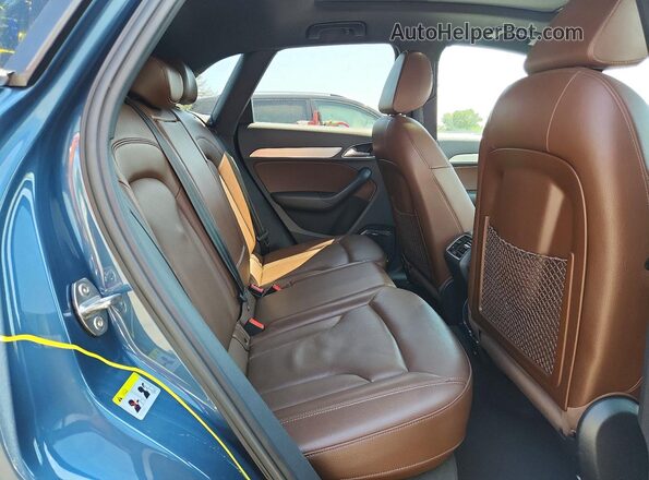 WA1JCCFS9JR029624 2018 AUDI Q3 Синий Вид задней части салона