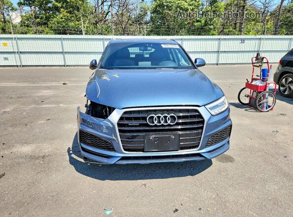 WA1JCCFS9JR029624 2018 AUDI Q3 Синий Вид спереди