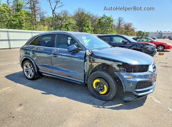 WA1JCCFS9JR029624 2018 AUDI Q3 Синий Передняя правая четверть