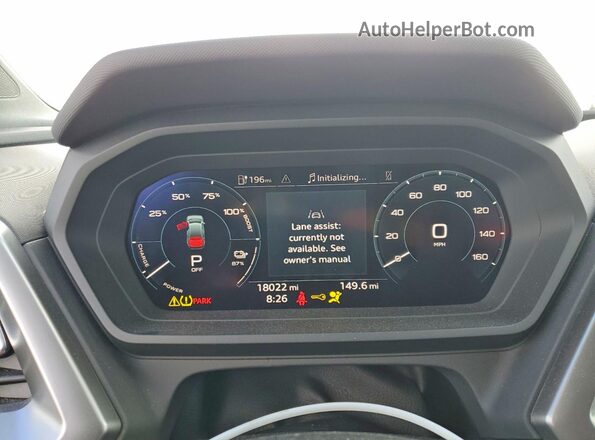 WA1K2BFZ5RP026368 2024 AUDI Q4 Black Вид щитка приладів
