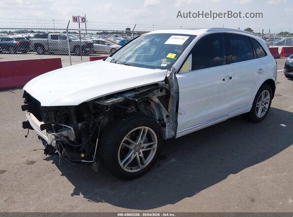 WA1L2AFP0GA125418 2016 AUDI Q5 White Առջևի ձախ երեք քառորդ տեսարան