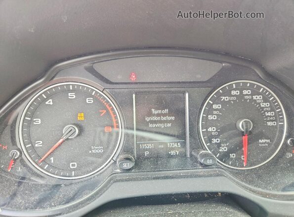 WA1L2AFP1GA100852 2016 AUDI Q5 Black Widok zestawu wskaźników