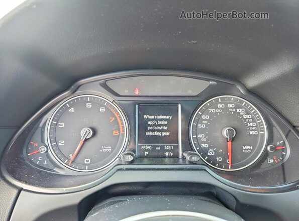 WA1L2AFP3GA003510 2016 AUDI Q5 Gray Instrument cluster view
