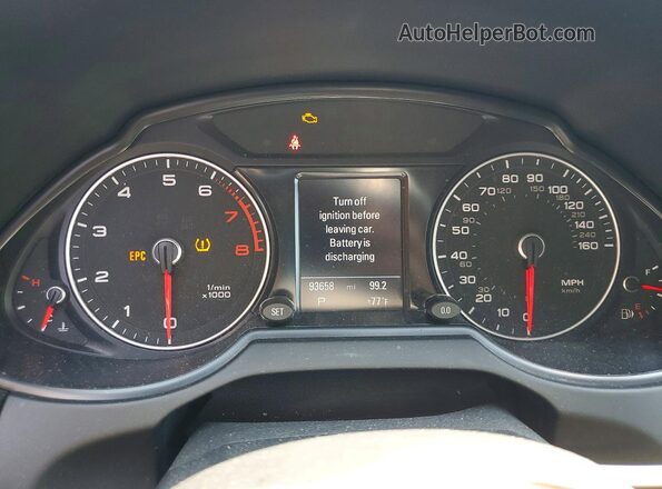 WA1L2AFP3GA005564 2016 AUDI Q5 Black Vista del cuadro de instrumentos