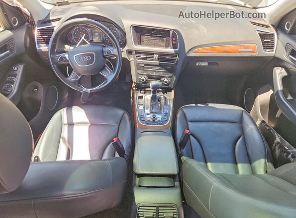 WA1L2AFP3HA087992 2017 AUDI Q5 Black Widok deski rozdzielczej