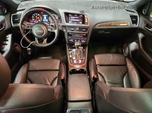 WA1L2AFP4GA007369 2016 AUDI Q5 Gray Dashboard view