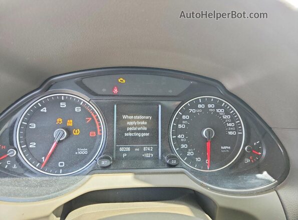 WA1L2AFP4GA024267 2016 AUDI Q5 White Vista del cuadro de instrumentos