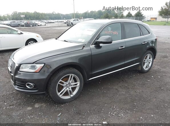 WA1L2AFP4HA074765 2017 AUDI Q5 Black წინა მარცხენა ხედი სამი მეოთხედიდან
