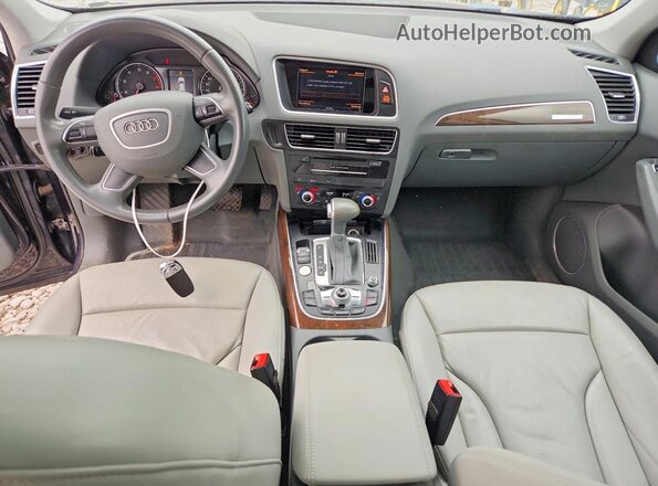 WA1L2AFP5GA061716 2016 AUDI Q5 Blue Dashboard view