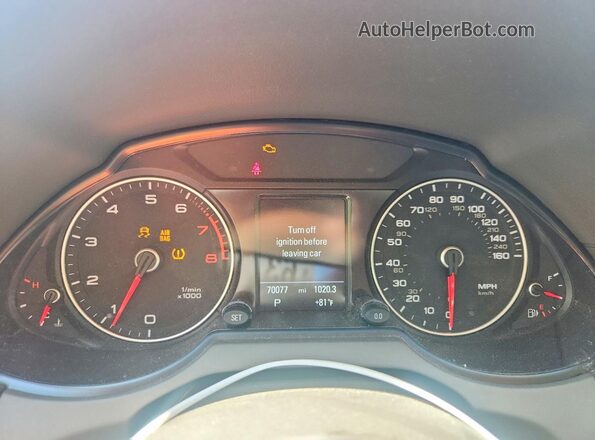 WA1L2AFP5GA104256 2016 AUDI Q5 Black Սարքավորումների վահանակի տեսք