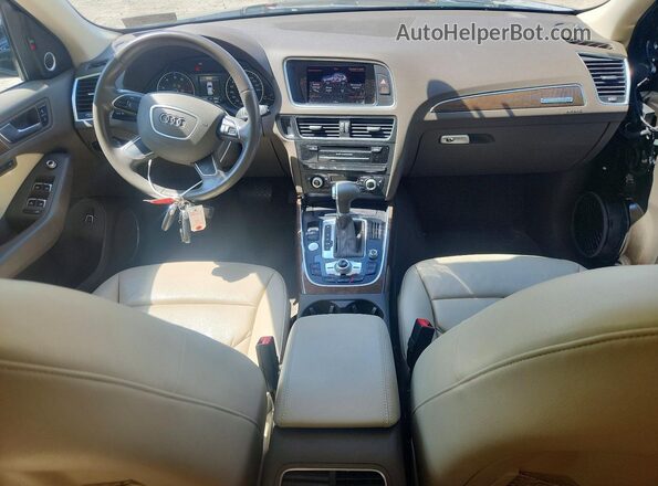 WA1L2AFP5GA104256 2016 AUDI Q5 Black Առջևի վահանակի տեսք
