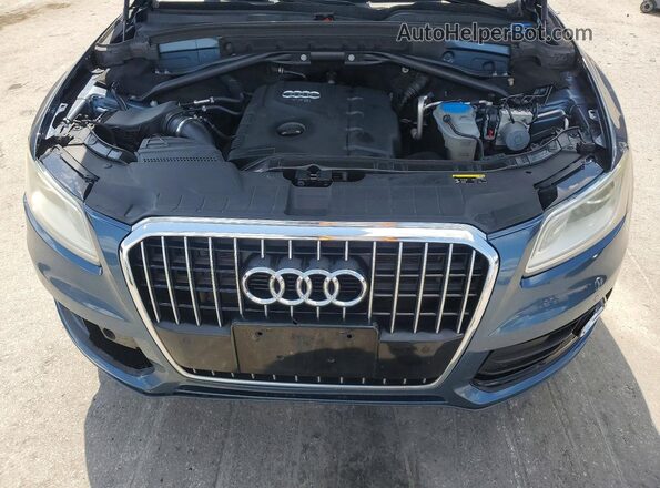 WA1L2AFP5HA045159 2017 AUDI Q5 Blue Vista del compartimento del motor