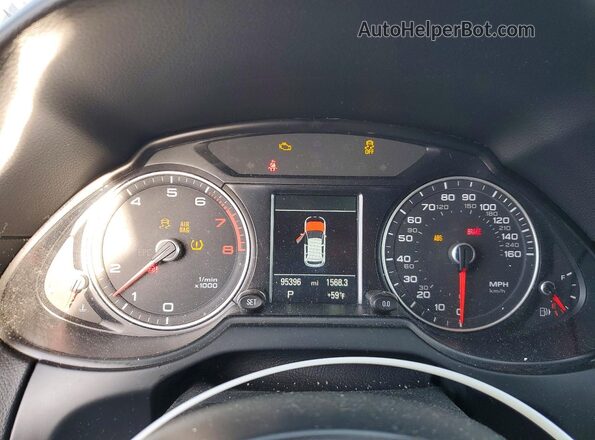 WA1L2AFP6GA090156 2016 AUDI Q5 Blue Widok zestawu wskaźników