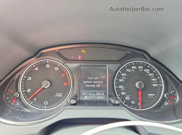 WA1L2AFP6GA126301 2016 AUDI Q5 Blue Widok zestawu wskaźników