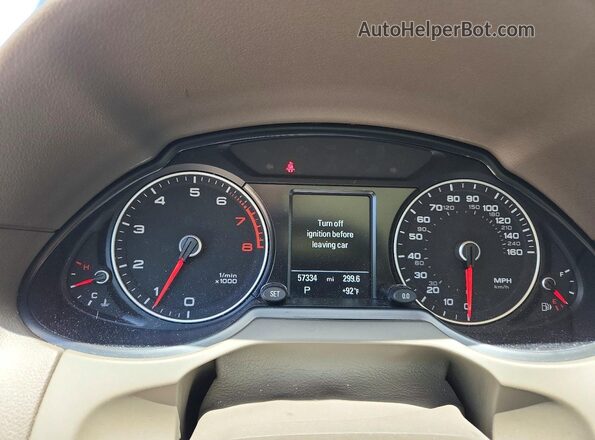 WA1L2AFP7GA085192 2016 AUDI Q5 Black Вид щитка приладів