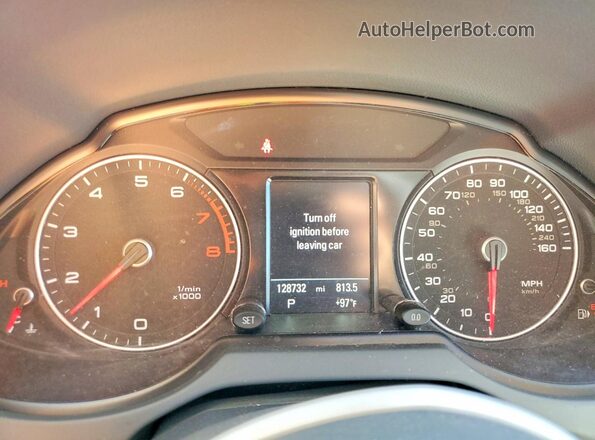 WA1L2AFP9GA005729 2016 AUDI Q5 Gray Vista del cuadro de instrumentos