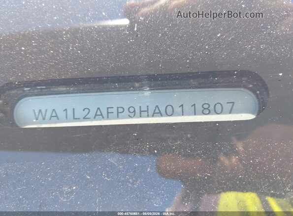 WA1L2AFP9HA011807 2017 AUDI Q5 Black 