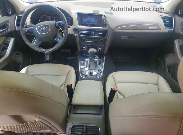 WA1L2AFP9HA043768 2017 AUDI Q5 Blue Dashboard view