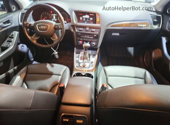 WA1L2AFP9HA084384 2017 AUDI Q5 Black Вид панелі приладів