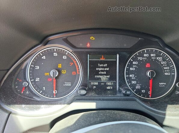 WA1L2AFPXGA003844 2016 AUDI Q5 Silver Սարքավորումների վահանակի տեսք