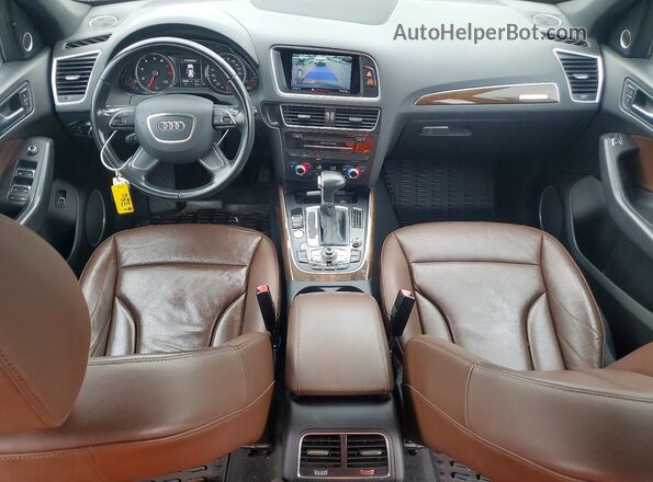 WA1L2AFPXHA046212 2017 AUDI Q5 Blue Dashboard view