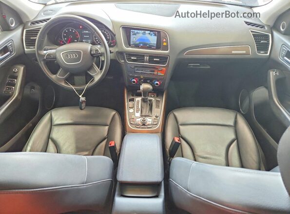 WA1L2AFPXHA055380 2017 AUDI Q5 Blue Vista del salpicadero