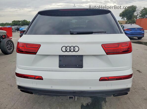 WA1LAAF70HD003497 2017 AUDI Q7 White Հետևի տեսք