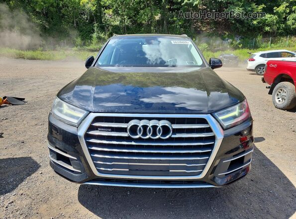 WA1LAAF70HD012989 2017 AUDI Q7 Black Առջևի վահանակի տեսք