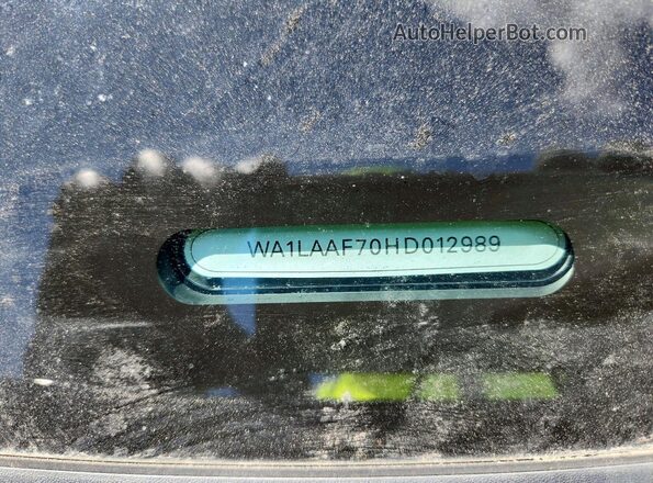 WA1LAAF70HD012989 2017 AUDI Q7 Black 