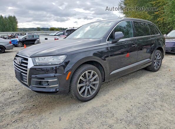 WA1LAAF70HD017559 2017 AUDI Q7 Black Հետևի ձախ