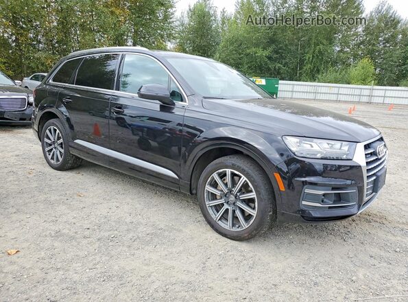 WA1LAAF70HD017559 2017 AUDI Q7 Black Առջևի վահանակի տեսք