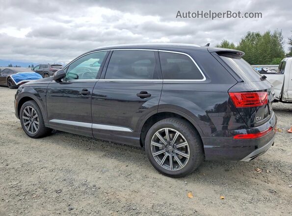 WA1LAAF70HD017559 2017 AUDI Q7 Black Դիմացի տեսք