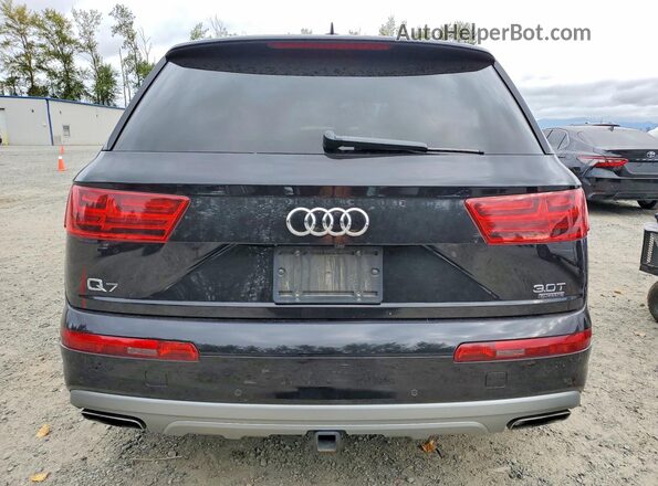 WA1LAAF70HD017559 2017 AUDI Q7 Black Շարժիչի բաժամունքի տեսք