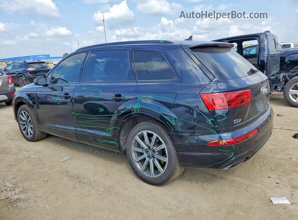 WA1LAAF70HD038508 2017 AUDI Q7 Синий Задняя левая четверть