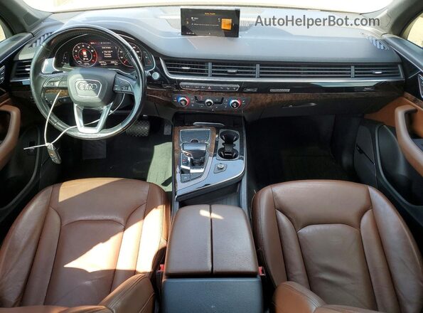 WA1LAAF70HD038508 2017 AUDI Q7 Синий Вид панели приборов